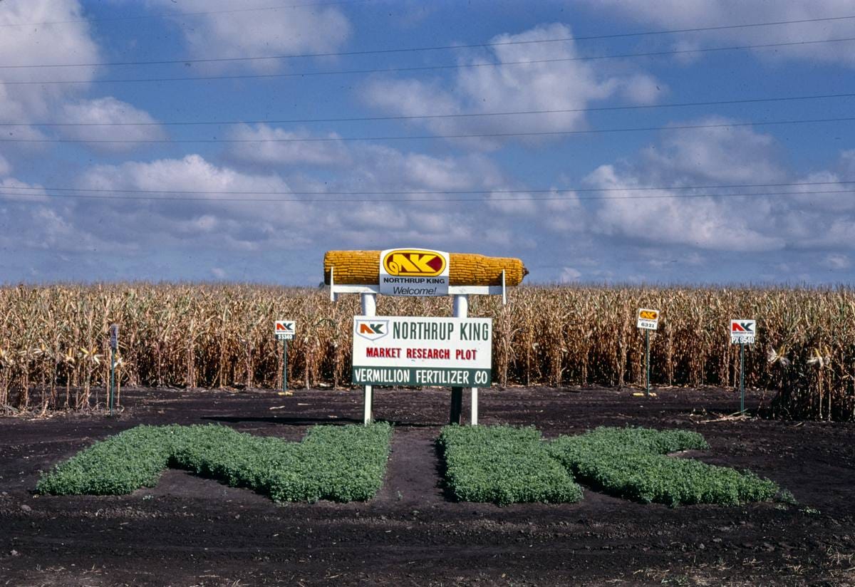 Historic Photo : 1987 Northrup King sign, Vermillion, South Dakota | Margolies | Roadside America Collection | Vintage Wall Art :