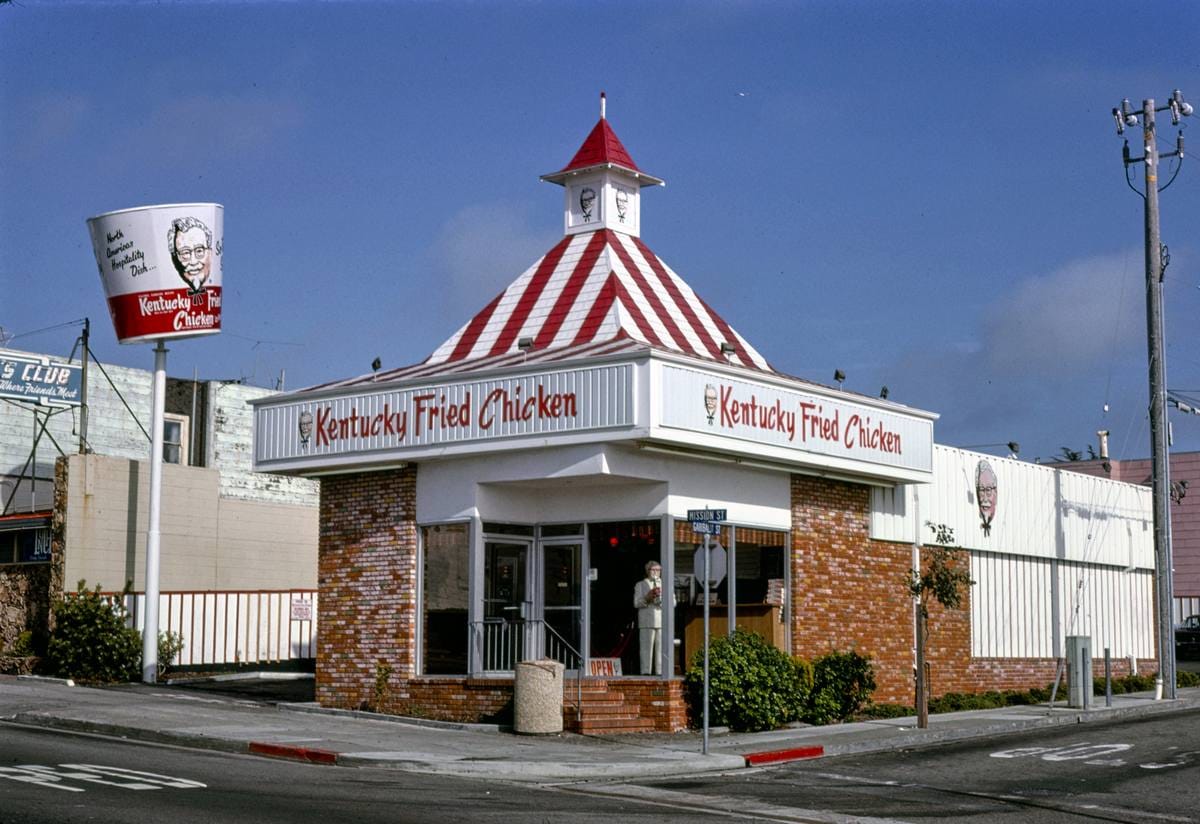 Historic Photo : 1978 Col. Sanders, Daly City, California | Margolies | Roadside America Collection | Vintage Wall Art :