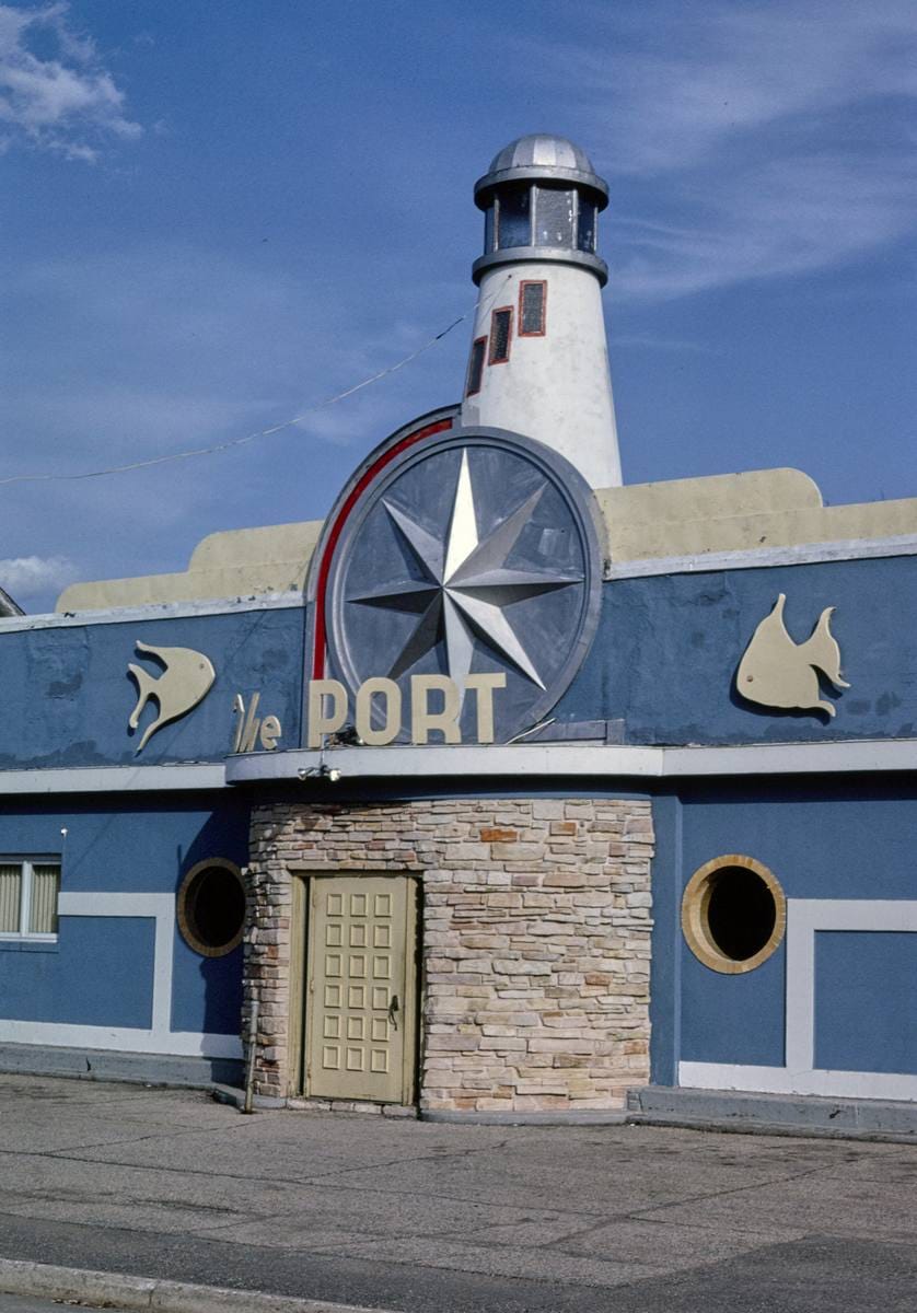Historic Photo : 1992 Port Supper Club, Pembine, Wisconsin | Margolies | Roadside America Collection | Vintage Wall Art :