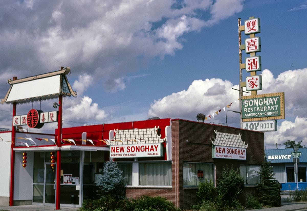 Historic Photo : 2003 New Song Hay Restaurant, Spokane, Washington | Margolies | Roadside America Collection | Vintage Wall Art :