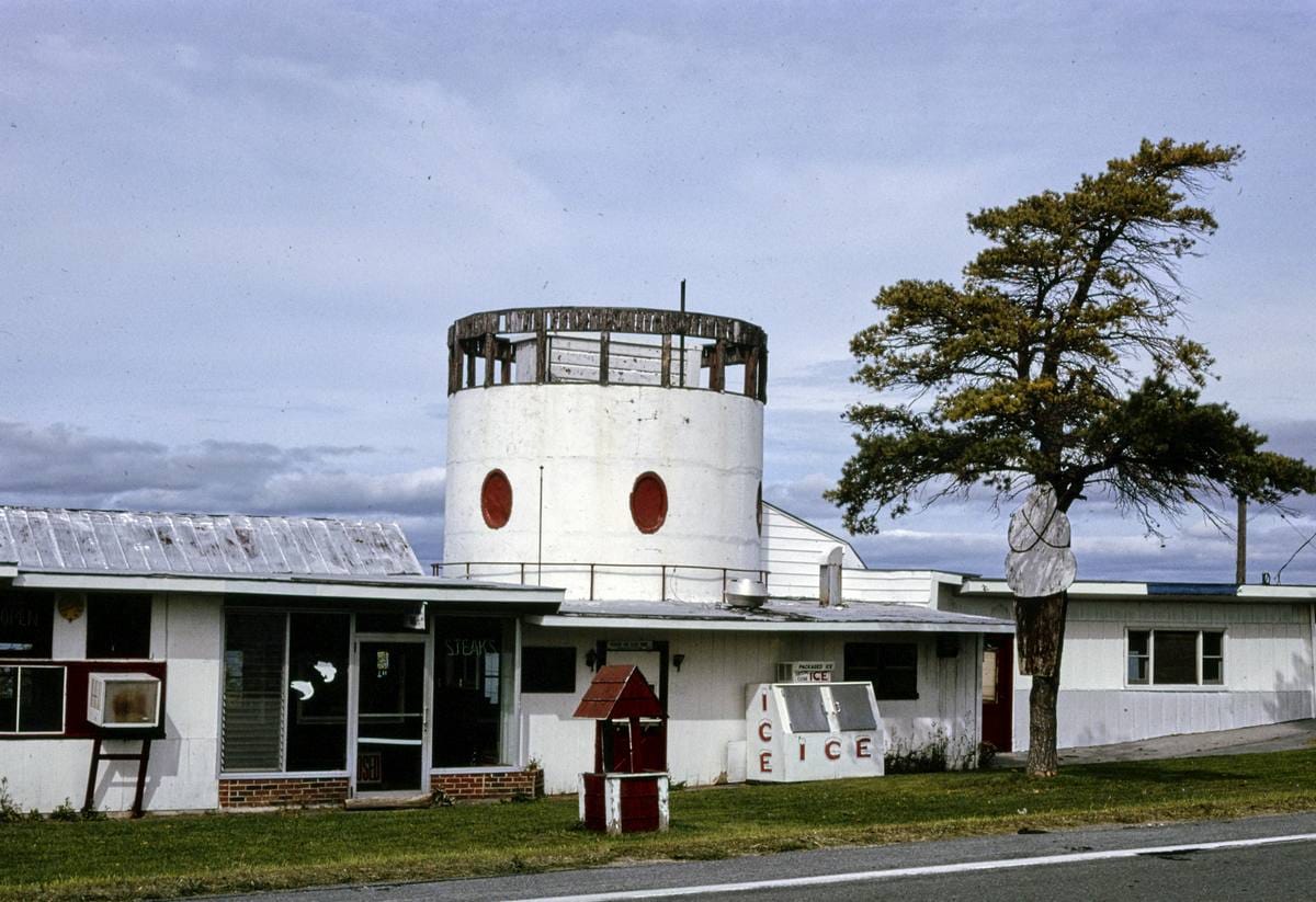Historic Photo : 1995 Lighthouse Restaurant, Henderson, New York | Margolies | Roadside America Collection | Vintage Wall Art :