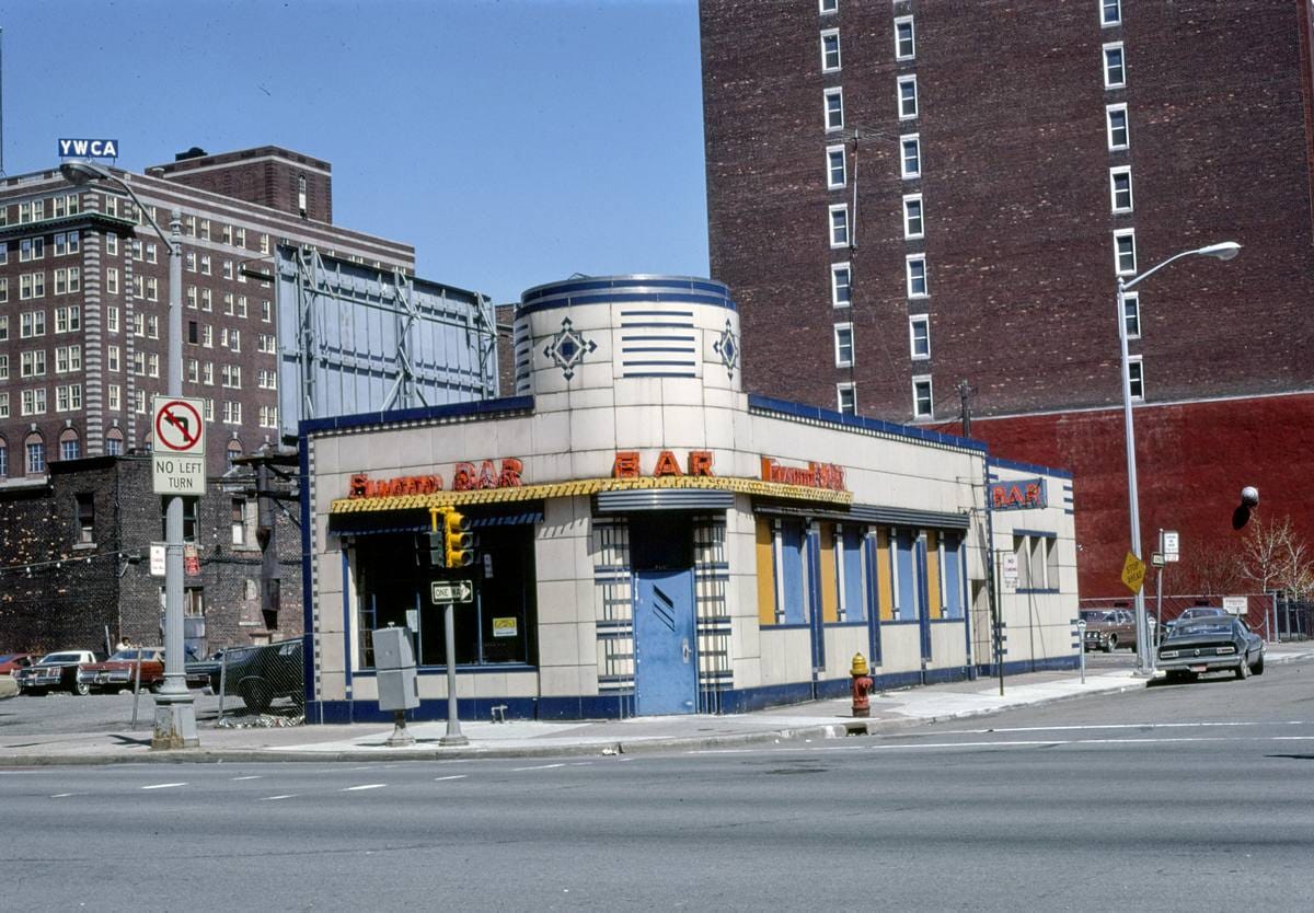 Historic Photo : 1978 Elwood Bar, Detroit, Michigan | Margolies | Roadside America Collection | Vintage Wall Art :