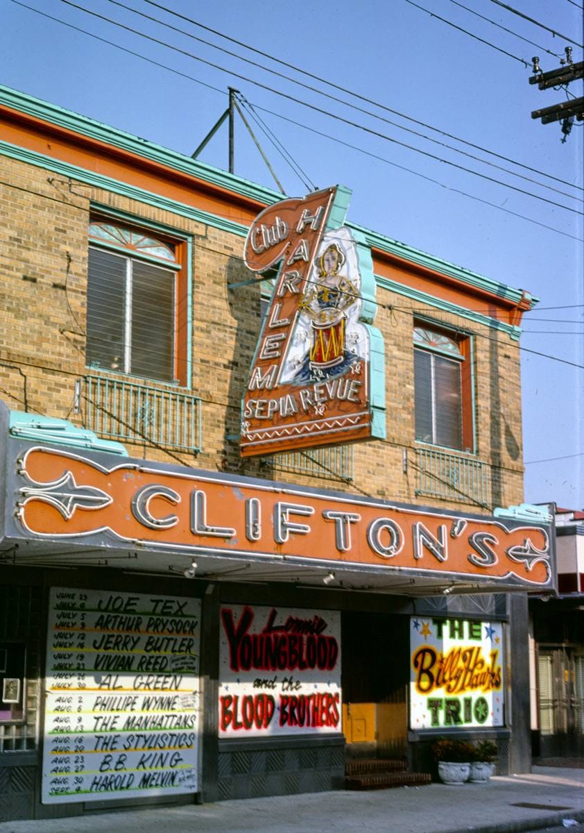 Historic Photo : 1978 Cliffon's Club Harlem, Kentucky Avenue, Atlantic City, New Jersey | Margolies | Roadside America Collection | Vintage Wall Art :