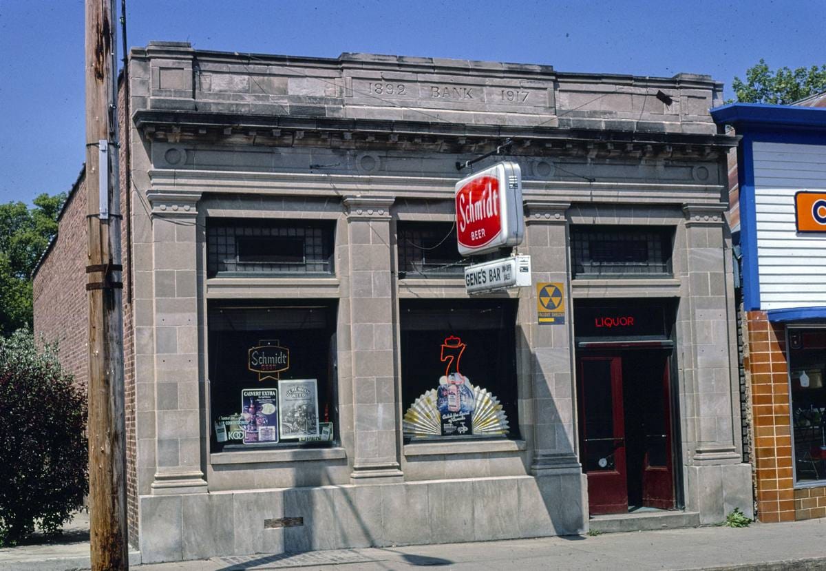Historic Photo : 1980 Gene's Bar, Emery, South Dakota | Margolies | Roadside America Collection | Vintage Wall Art :