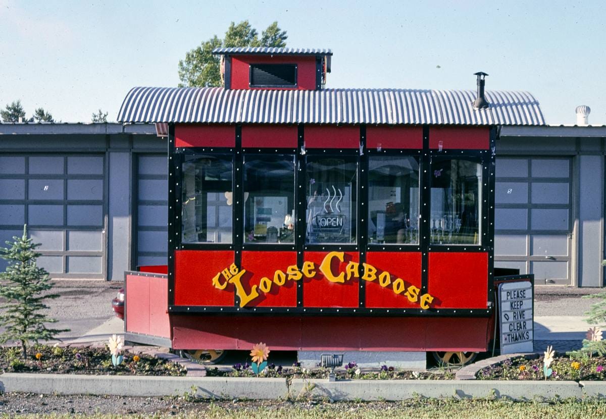 Historic Photo : 2004 Loose Caboose Espresso, Missoula, Montana | Margolies | Roadside America Collection | Vintage Wall Art :