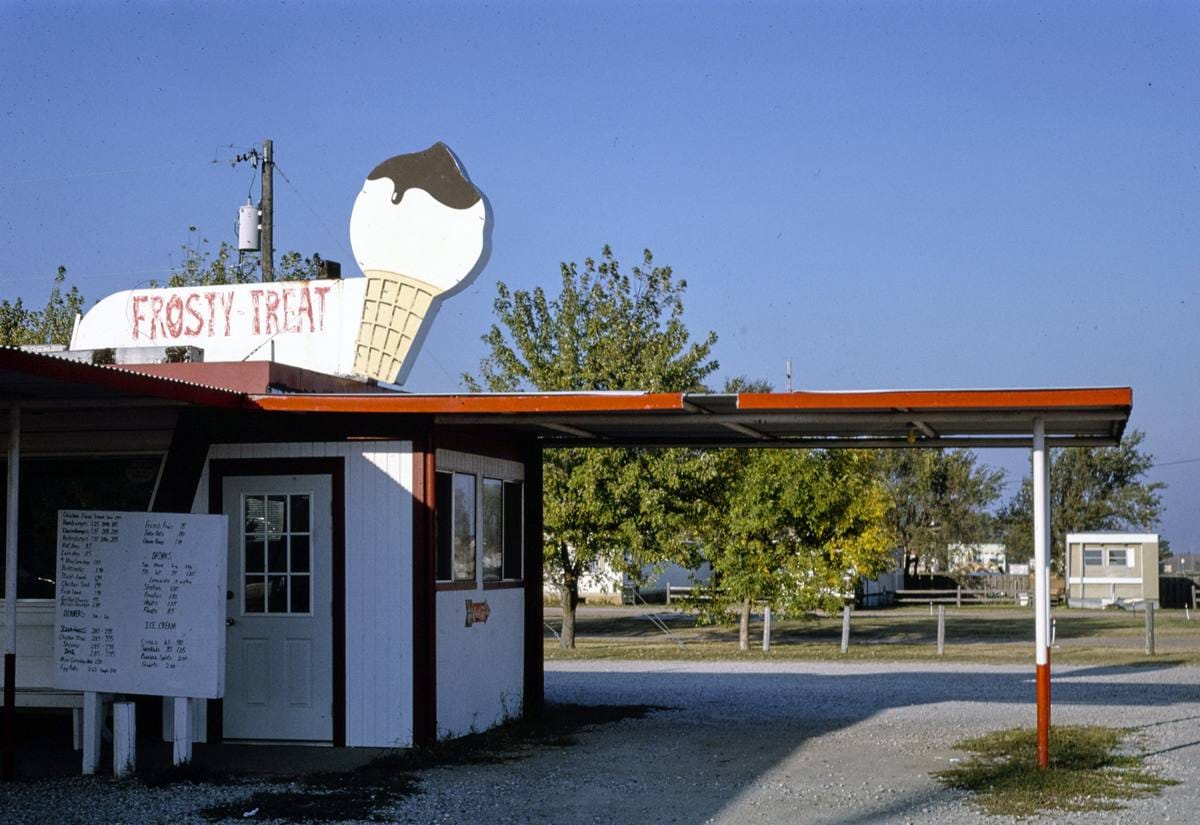 Historic Photo : 1993 Frosty Treat, Garden Plain, Kansas | Margolies | Roadside America Collection | Vintage Wall Art :