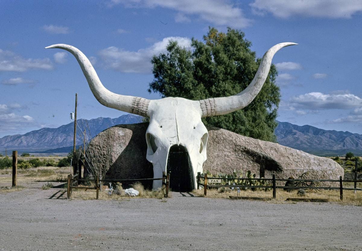 Historic Photo : 1991 Italian restaurant (DesignStudio), Amado, Arizona | Margolies | Roadside America Collection | Vintage Wall Art :