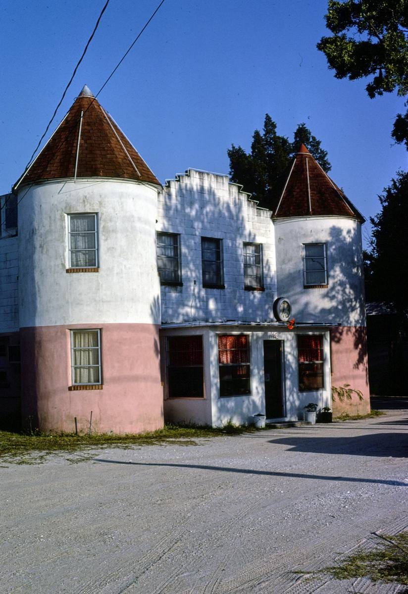 Historic Photo : 1979 Slappey's Town of Ghent Motel, Jacksonville, Florida | Margolies | Roadside America Collection | Vintage Wall Art :
