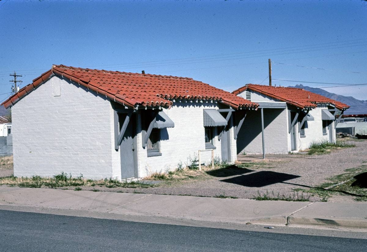 Historic Photo : 2003 Wee Blue Inn, Wilcox, Arizona | Margolies | Roadside America Collection | Vintage Wall Art :