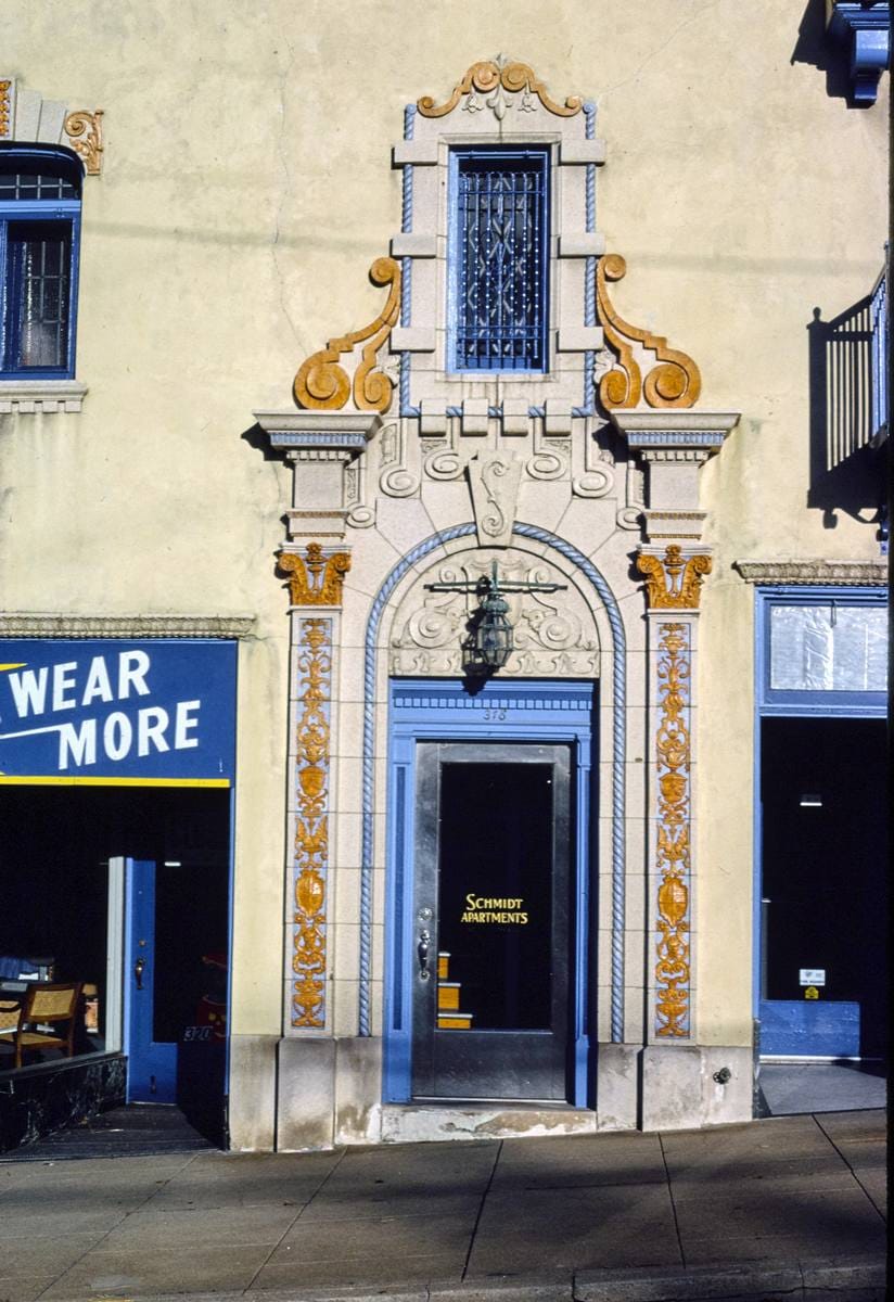 Historic Photo : 1988 Schmidt Apartments, Jefferson City, Missouri | Margolies | Roadside America Collection | Vintage Wall Art :