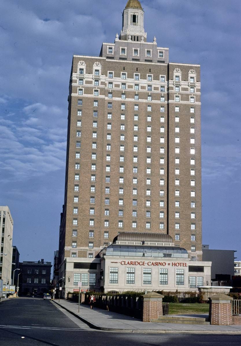 Historic Photo : 1985 Claridge Casino, Atlantic City, New Jersey | Margolies | Roadside America Collection | Vintage Wall Art :