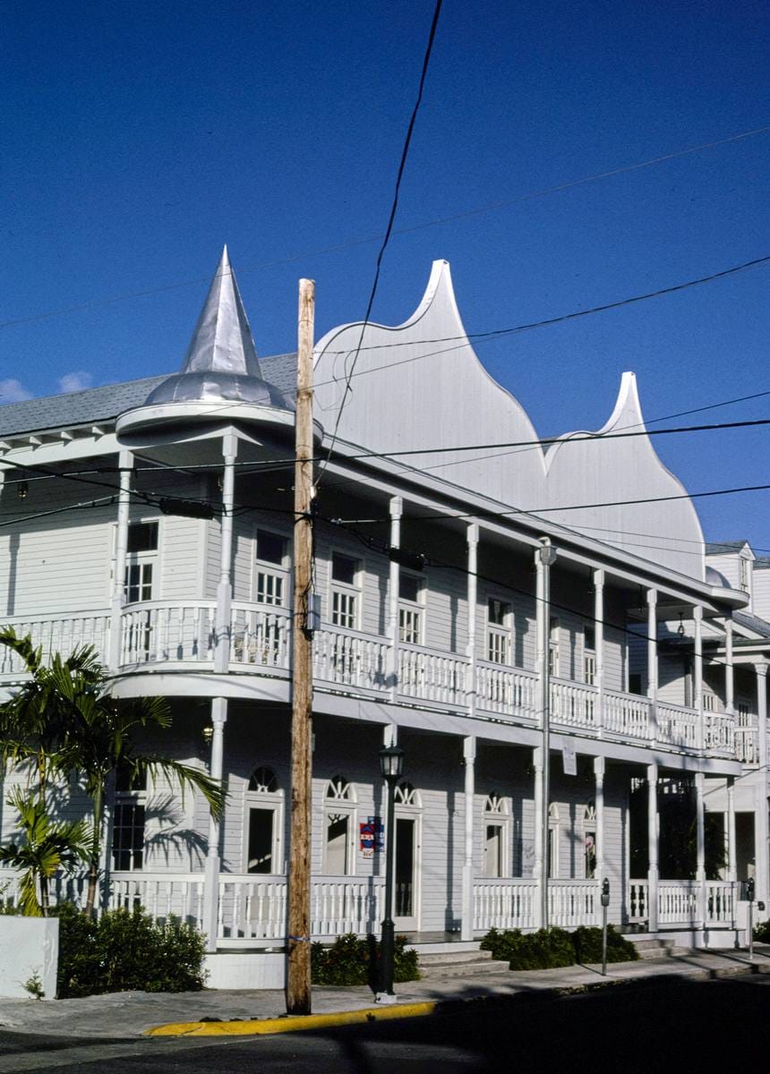 Historic Photo : 1990 Apartments, Key West, Florida | Margolies | Roadside America Collection | Vintage Wall Art :