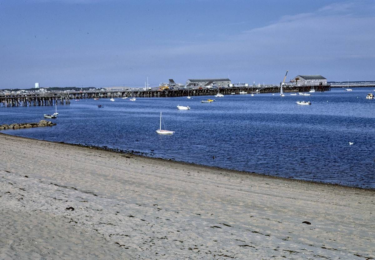 Historic Photo : 1984 Macmillan Wharf, Provincetown, Massachusetts | Margolies | Roadside America Collection | Vintage Wall Art :