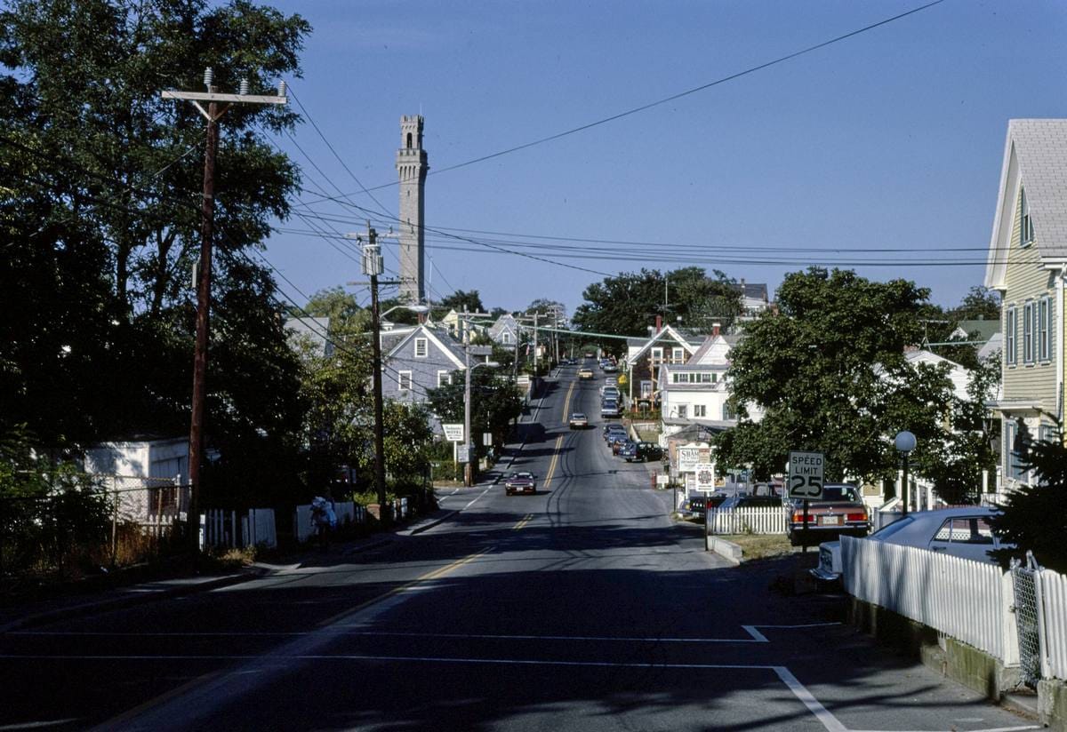 Historic Photo : 1984 Bradford Street, Provincetown, Massachusetts | Margolies | Roadside America Collection | Vintage Wall Art :