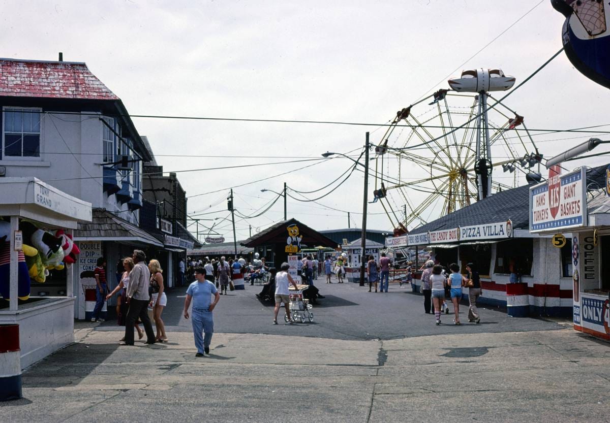 Historic Photo : 1978 Boardwalk, Keansburg, New Jersey | Margolies | Roadside America Collection | Vintage Wall Art :