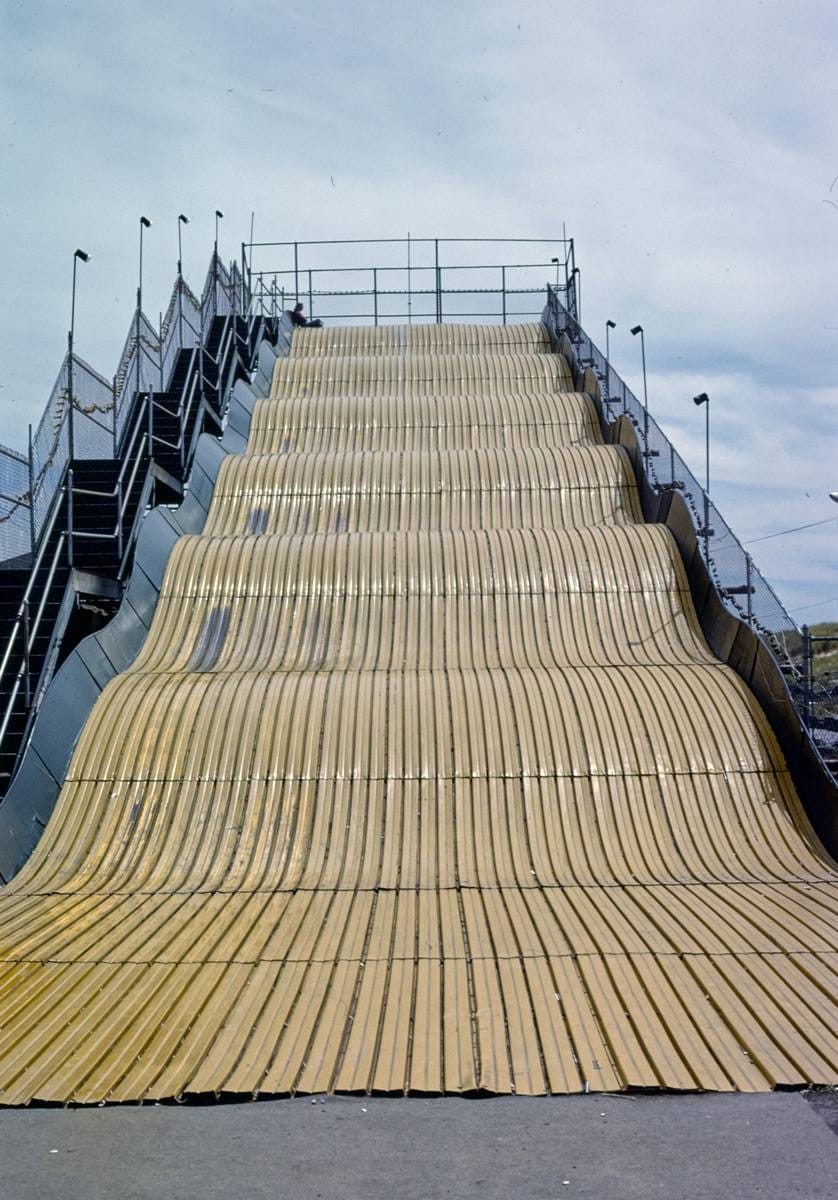 Historic Photo : 1978 Giant slide, Keansburg, New Jersey | Margolies | Roadside America Collection | Vintage Wall Art :
