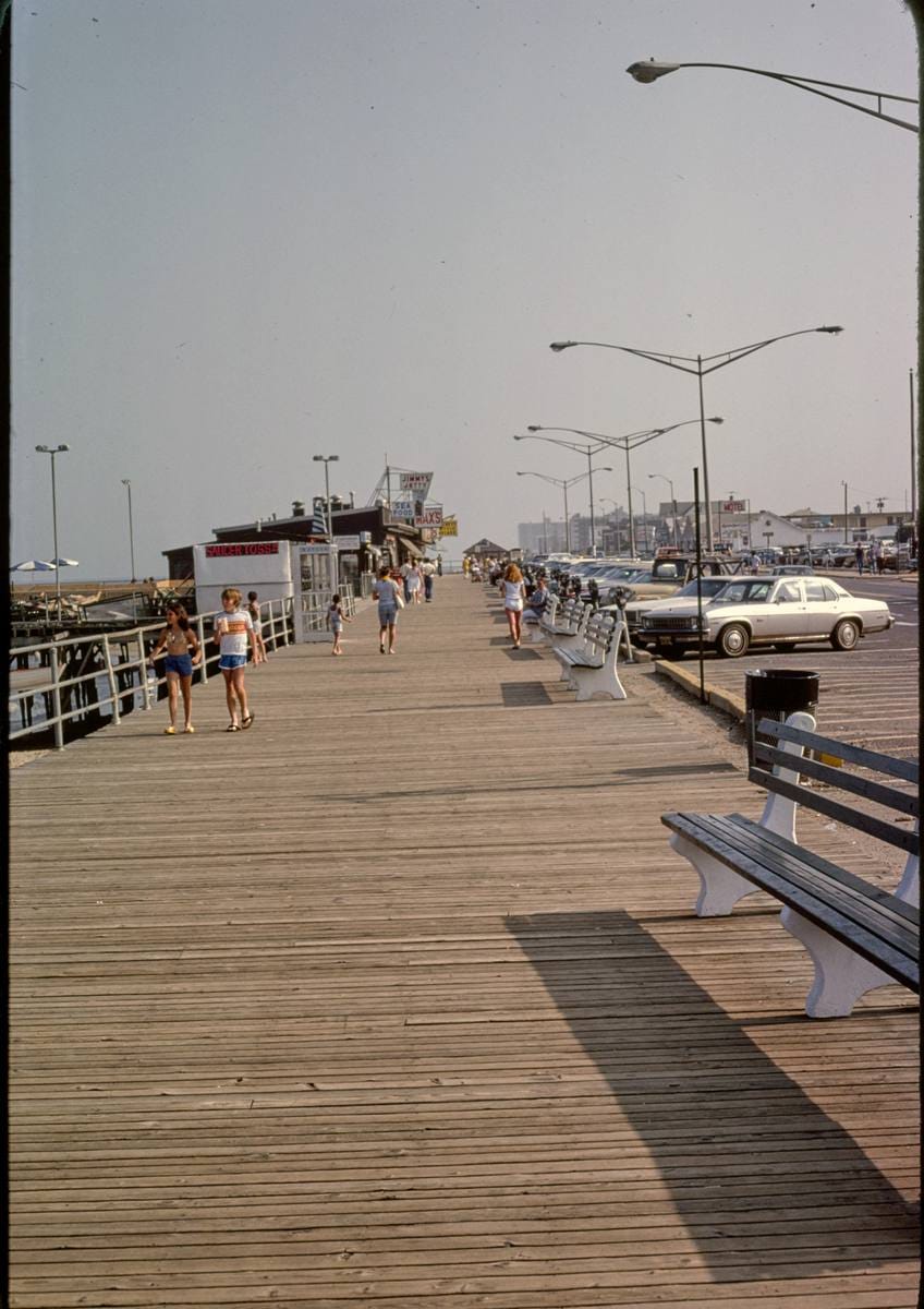 Historic Photo : 1978 Boardwalk, Long Branch, New Jersey | Margolies | Roadside America Collection | Vintage Wall Art :