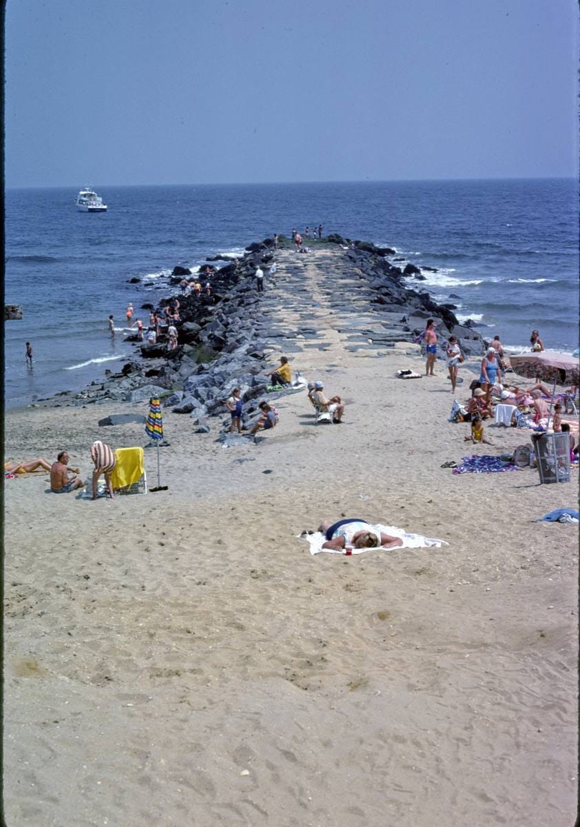 Historic Photo : 1978 Jetty, Long Branch, New Jersey | Margolies | Roadside America Collection | Vintage Wall Art :