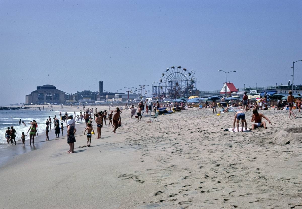 Historic Photo : 1978 Beach casino, Asbury Park, New Jersey | Margolies | Roadside America Collection | Vintage Wall Art :