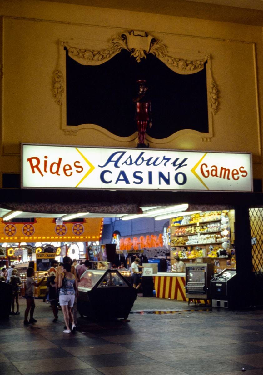 Historic Photo : 1978 Casino arcade, Asbury Park, New Jersey | Margolies | Roadside America Collection | Vintage Wall Art :