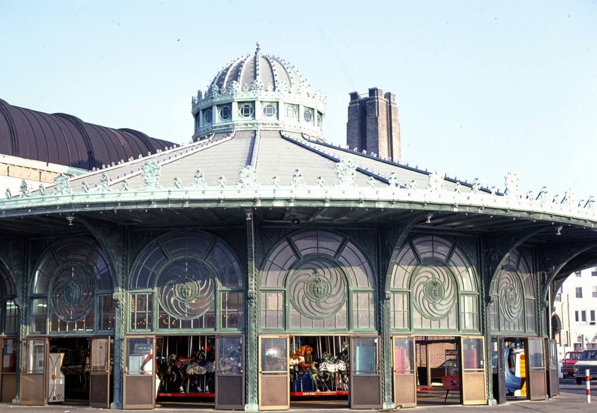Historic Photo : 1978 Carousel, Asbury Park, New Jersey | Margolies | Roadside America Collection | Vintage Wall Art :