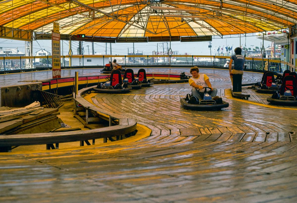 Historic Photo : 1978 Go-Karts, Point Pleasant, New Jersey | Margolies | Roadside America Collection | Vintage Wall Art :