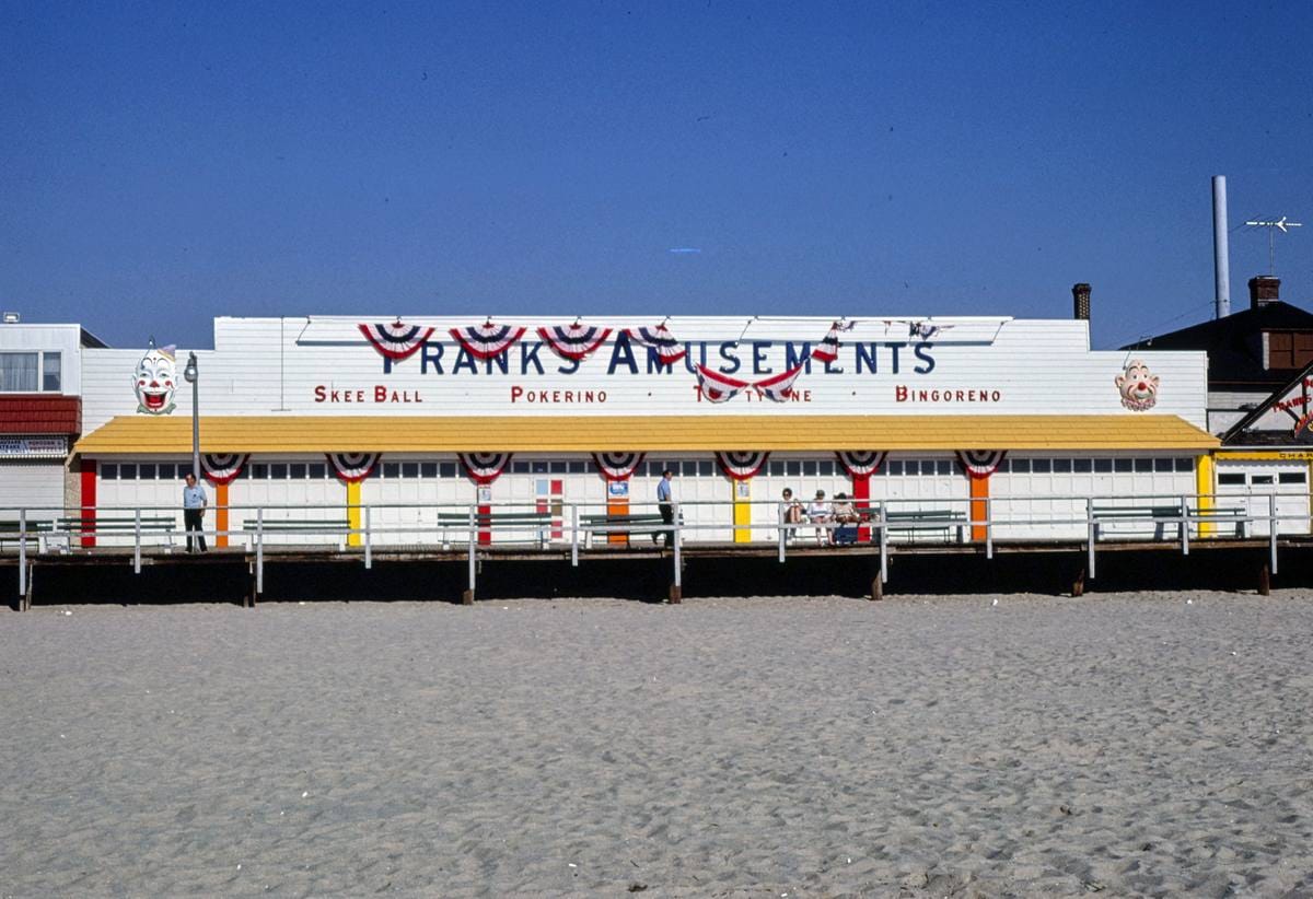 Historic Photo : 1978 Frank's Amusements, Point Pleasant, New Jersey | Margolies | Roadside America Collection | Vintage Wall Art :
