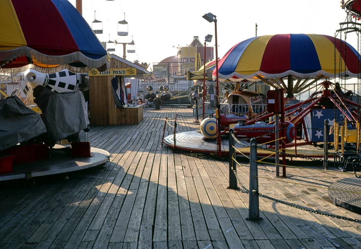 Historic Photo : 1978 Kiddy rides, Seaside Heights, New Jersey | Margolies | Roadside America Collection | Vintage Wall Art :