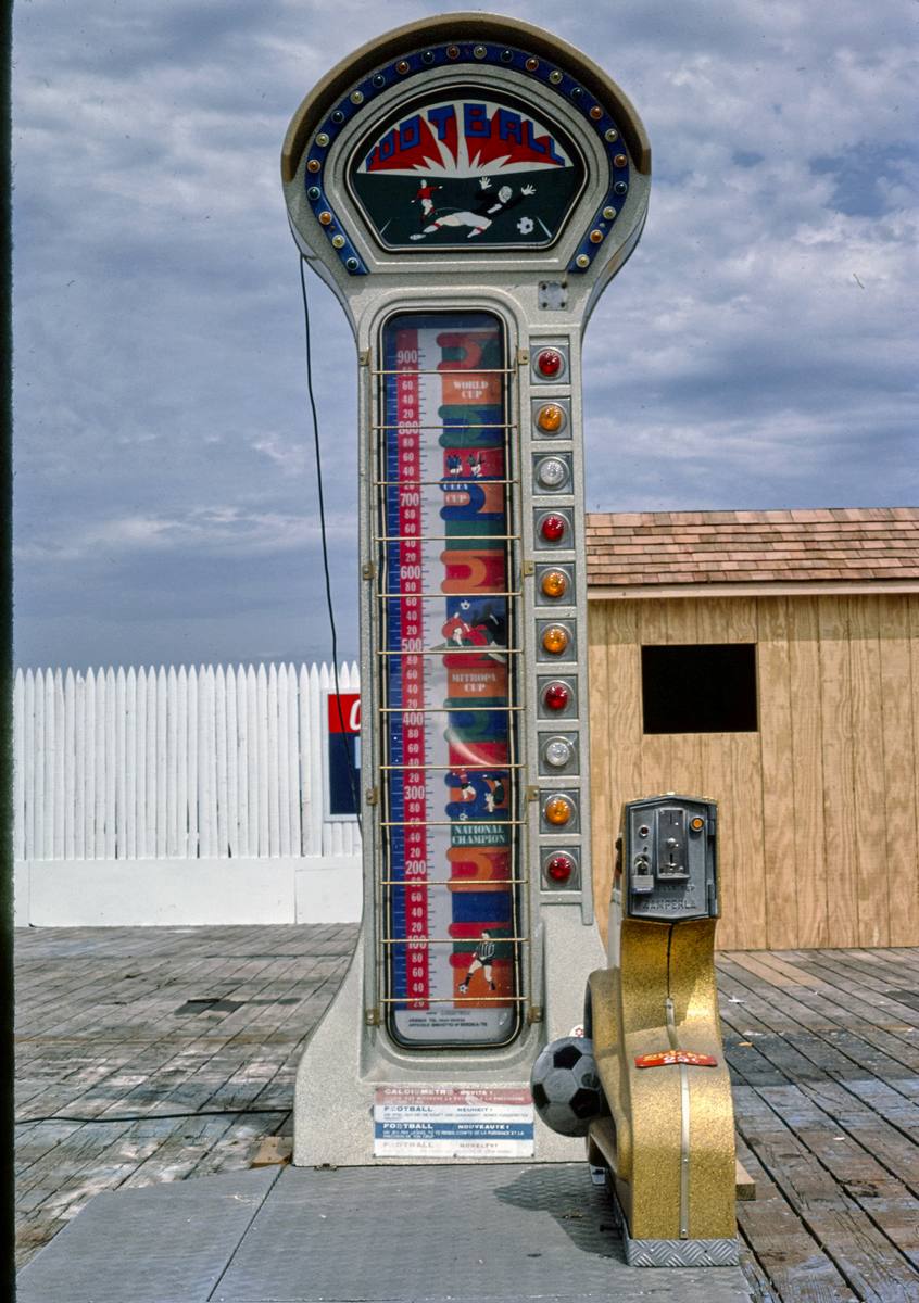 Historic Photo : 1978 Football game, Seaside Heights, New Jersey | Margolies | Roadside America Collection | Vintage Wall Art :