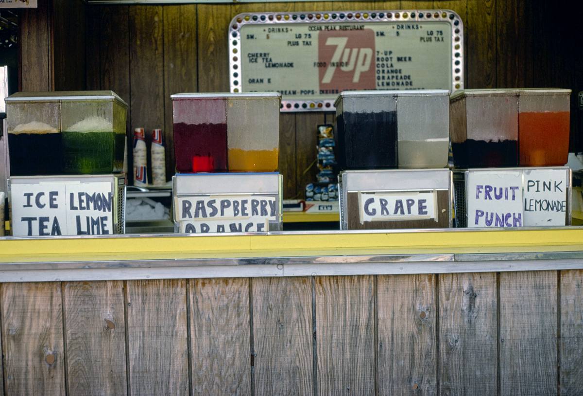 Historic Photo : 1978 Sugar water, Seaside Heights, New Jersey | Margolies | Roadside America Collection | Vintage Wall Art :