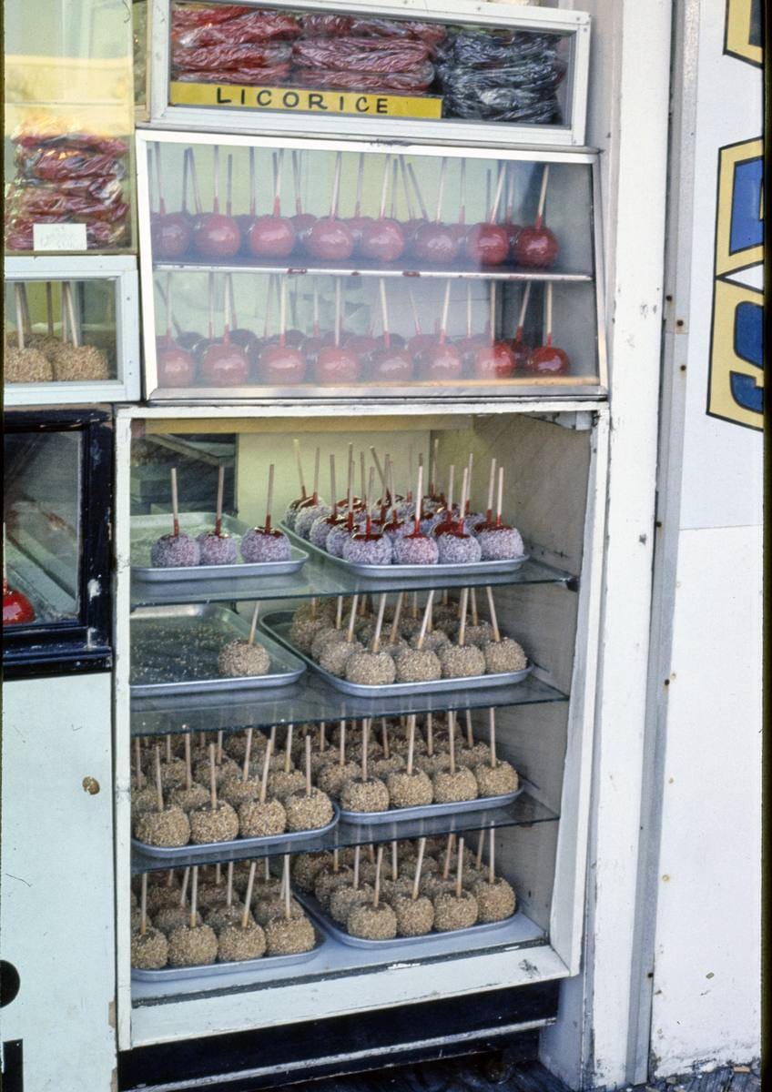 Historic Photo : 1978 Johnson's Candy Apples, Seaside Heights, New Jersey | Margolies | Roadside America Collection | Vintage Wall Art :
