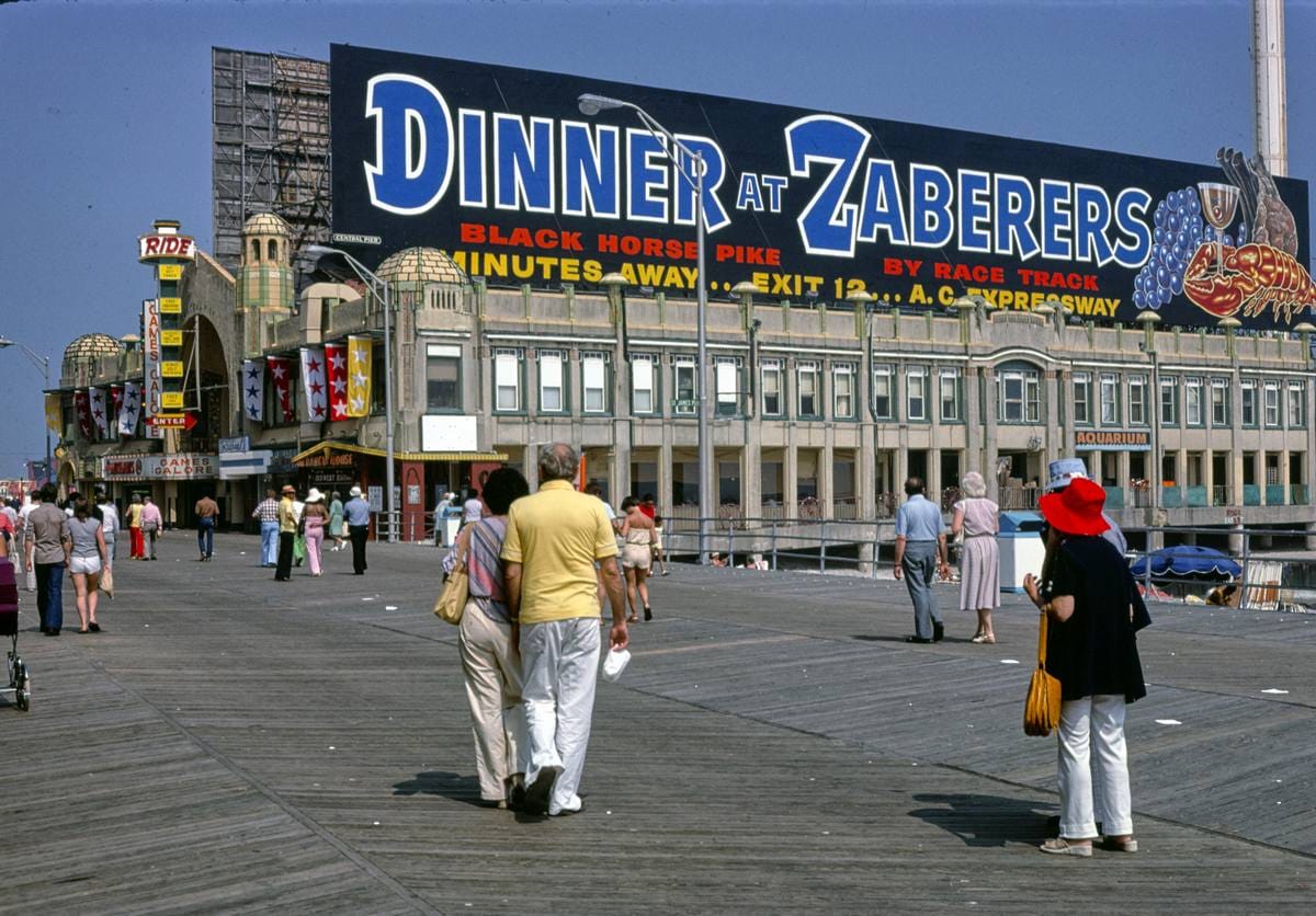 Historic Photo : 1978 Central Pier, Atlantic City, New Jersey | Margolies | Roadside America Collection | Vintage Wall Art :