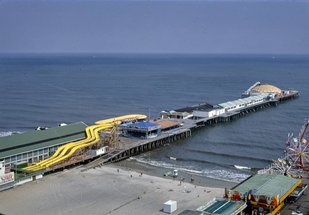 Historic Photo : 1978 Steel Pier, Atlantic City, New Jersey | Margolies | Roadside America Collection | Vintage Wall Art :