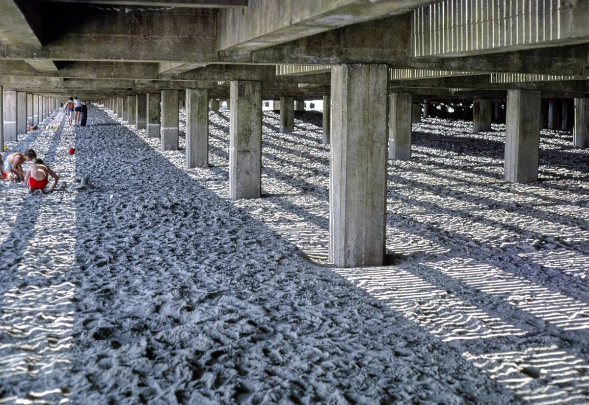 Historic Photo : 1978 Under the Boardwalk, Ocean City, New Jersey | Margolies | Roadside America Collection | Vintage Wall Art :