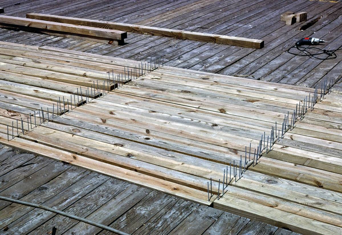 Historic Photo : 1978 Repair Boardwalk, Ocean City, New Jersey | Margolies | Roadside America Collection | Vintage Wall Art :