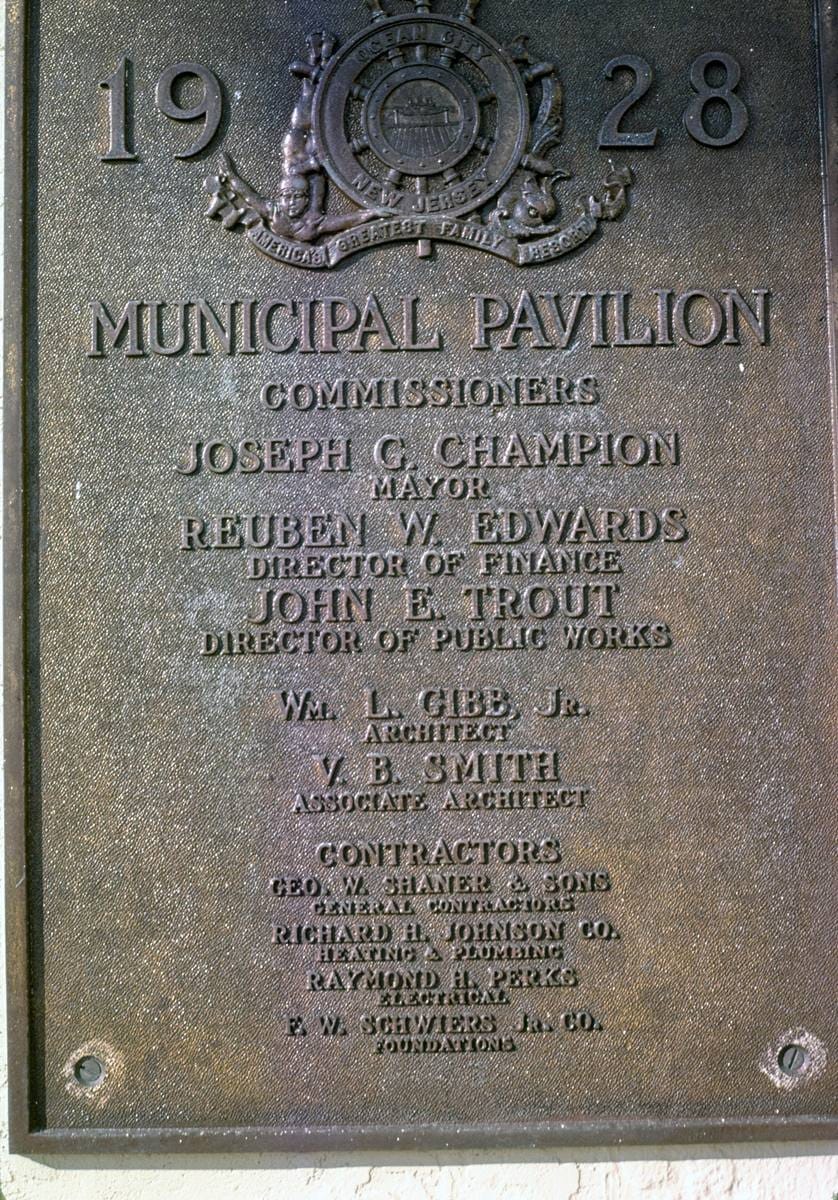 Historic Photo : 1978 Music Pier plaque, Ocean City, New Jersey | Margolies | Roadside America Collection | Vintage Wall Art :