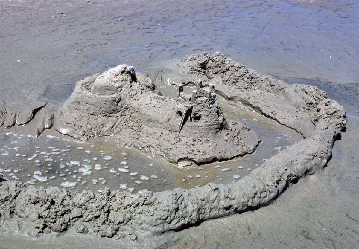 Historic Photo : 1978 Sand castle, Wildwood, New Jersey | Margolies | Roadside America Collection | Vintage Wall Art :