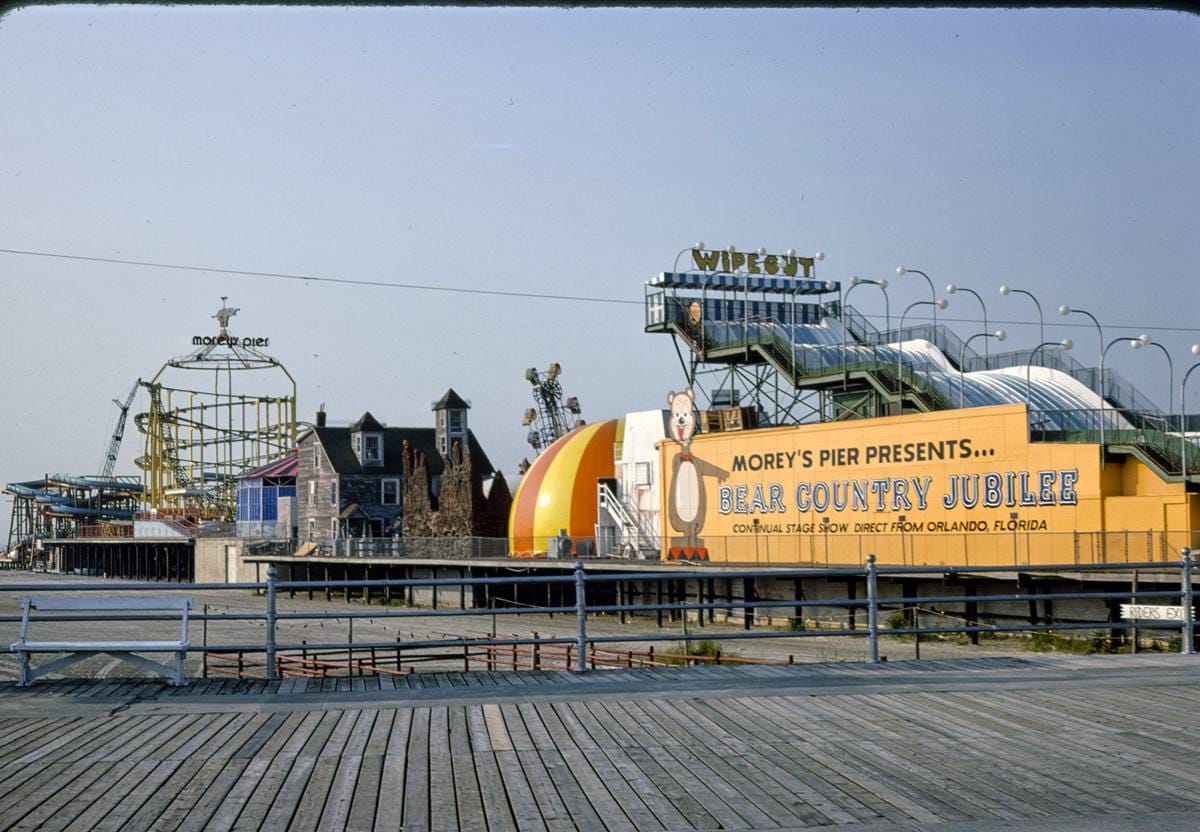 Historic Photo : 1978 Morey's Pier a.m., Wildwood, New Jersey | Margolies | Roadside America Collection | Vintage Wall Art :