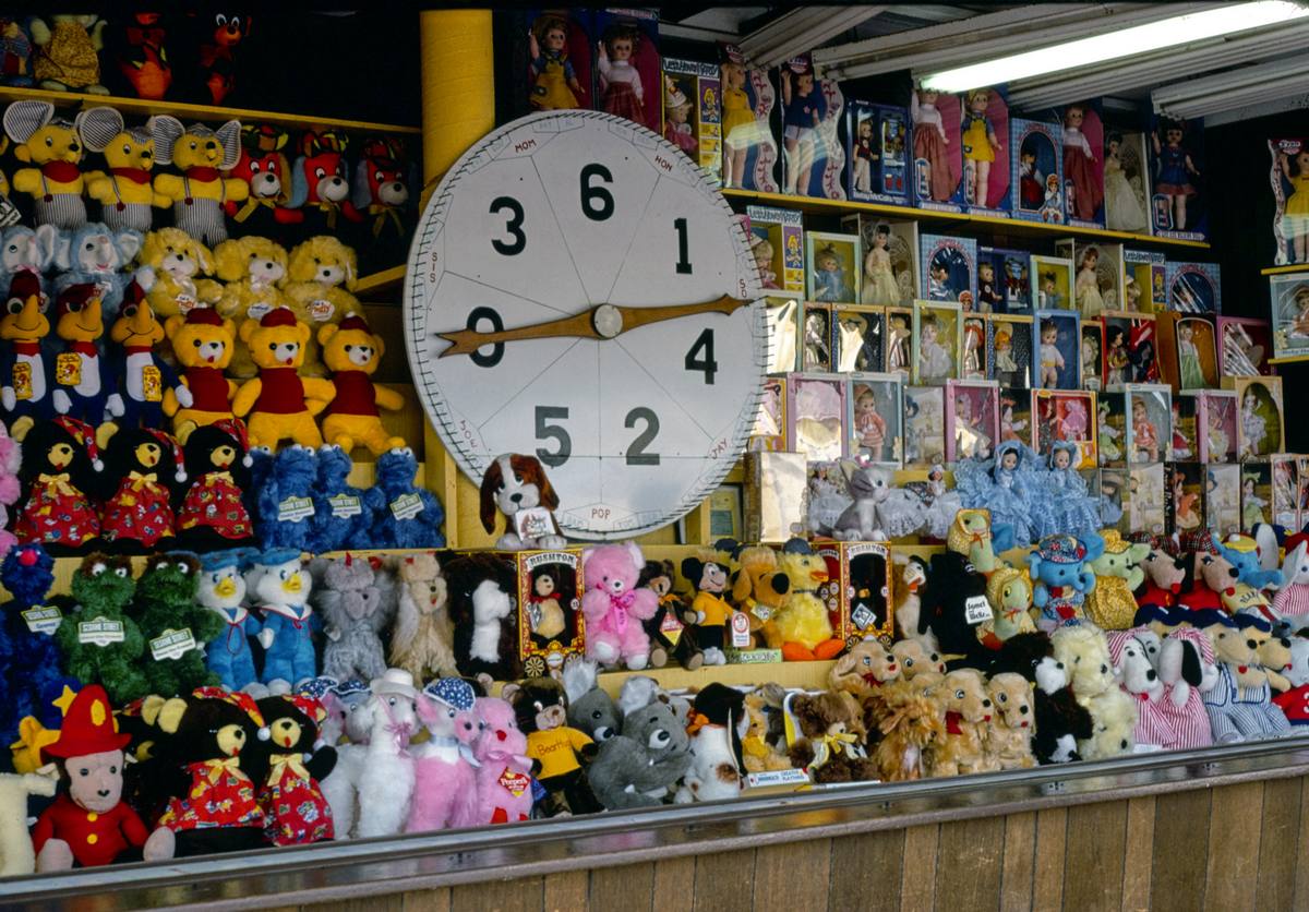 Historic Photo : 1978 Boardwalk game store, Wildwood, New Jersey | Margolies | Roadside America Collection | Vintage Wall Art :