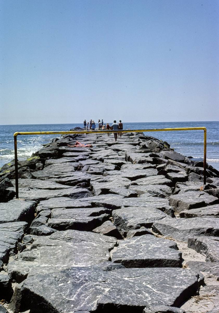 Historic Photo : 1978 Jetty, Cape May, New Jersey | Margolies | Roadside America Collection | Vintage Wall Art :