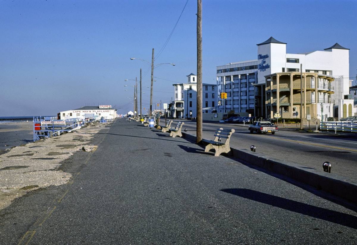 Historic Photo : 1978 Boardwalk A.M., Cape May, New Jersey | Margolies | Roadside America Collection | Vintage Wall Art :