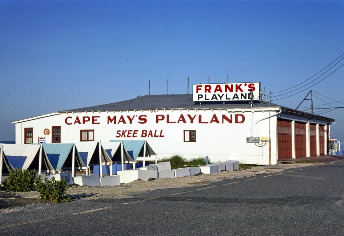 Historic Photo : 1978 Playland Boardwalk, Cape May, New Jersey | Margolies | Roadside America Collection | Vintage Wall Art :