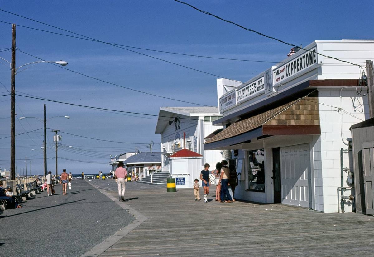 Historic Photo : 1978 Boardwalk Central P.M., Cape May, New Jersey | Margolies | Roadside America Collection | Vintage Wall Art :