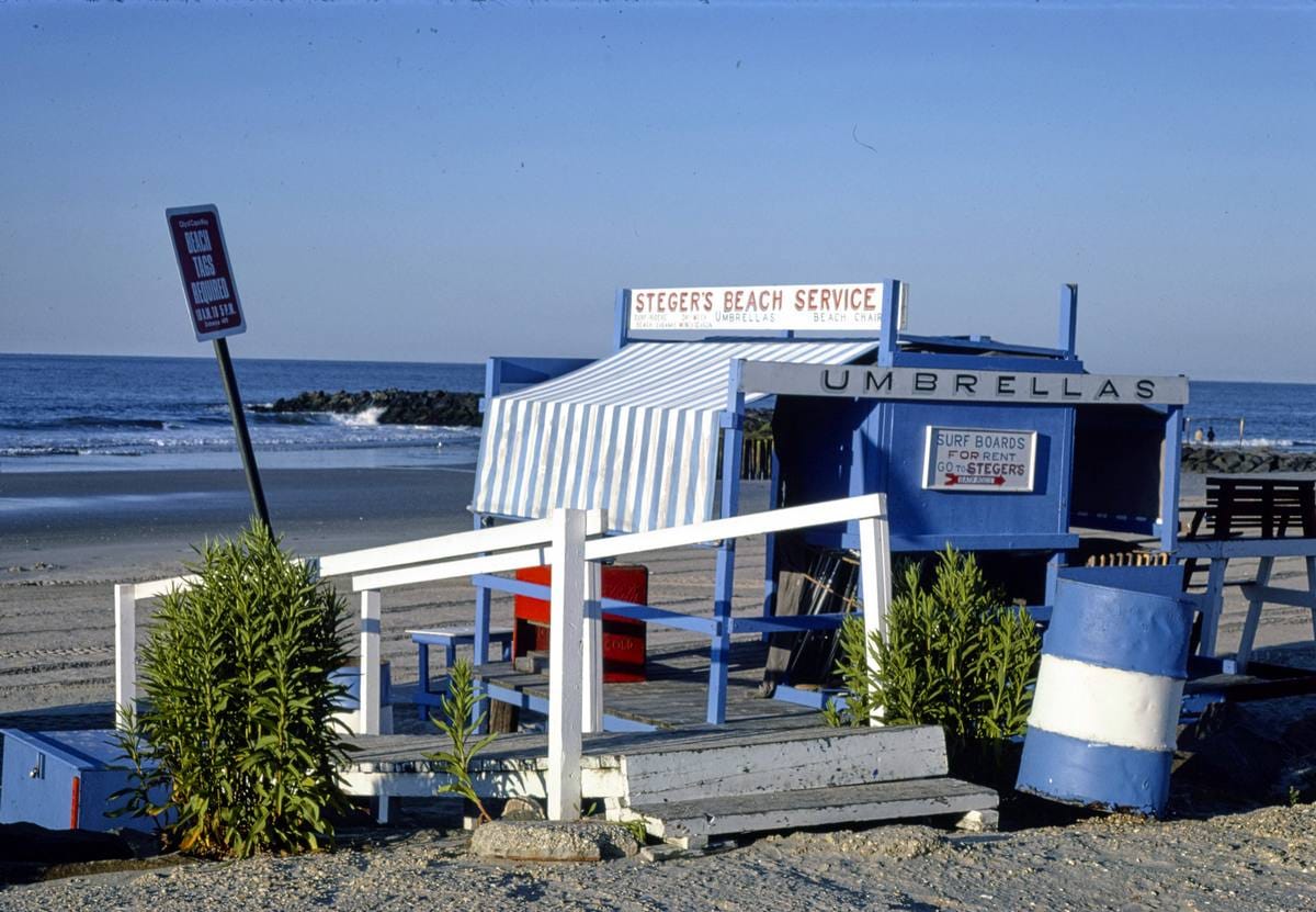 Historic Photo : 1978 Beach entry, Cape May, New Jersey | Margolies | Roadside America Collection | Vintage Wall Art :