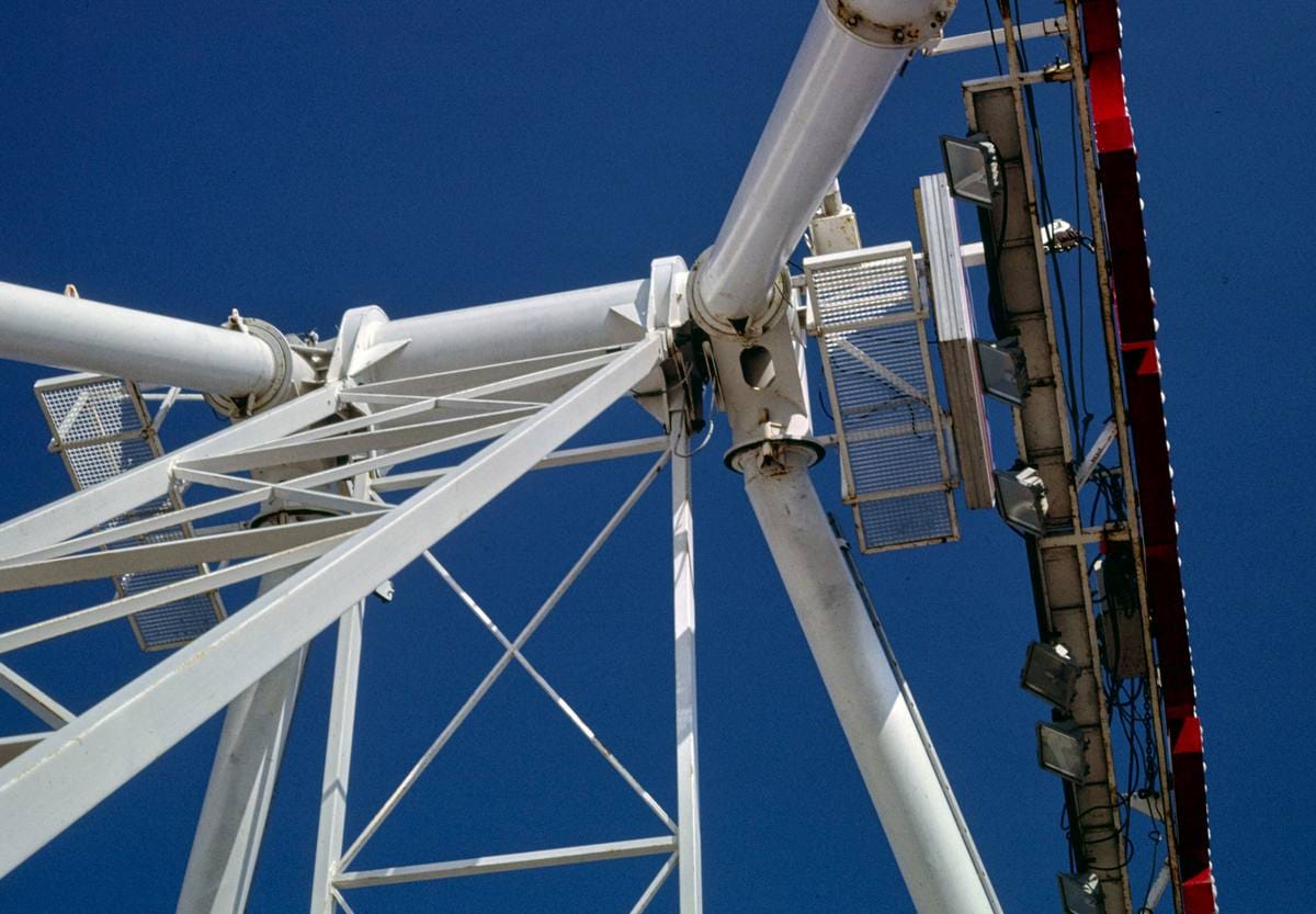 Historic Photo : 1985 Pirate ride, amusement pier, horizontal detail, Ocean City, Maryland | Margolies | Roadside America Collection | Vintage Wall Art :