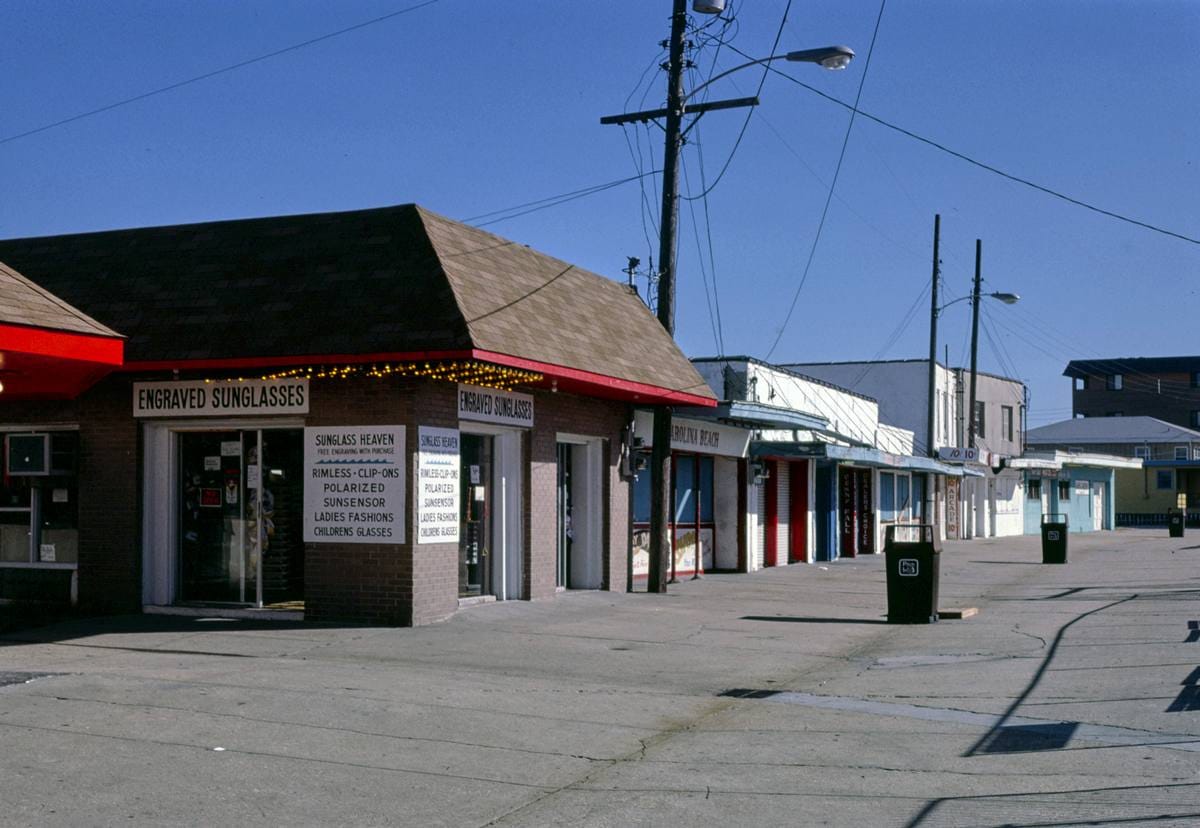 Historic Photo : 1985 Boardwalk, Carolina Beach, North Carolina | Margolies | Roadside America Collection | Vintage Wall Art :