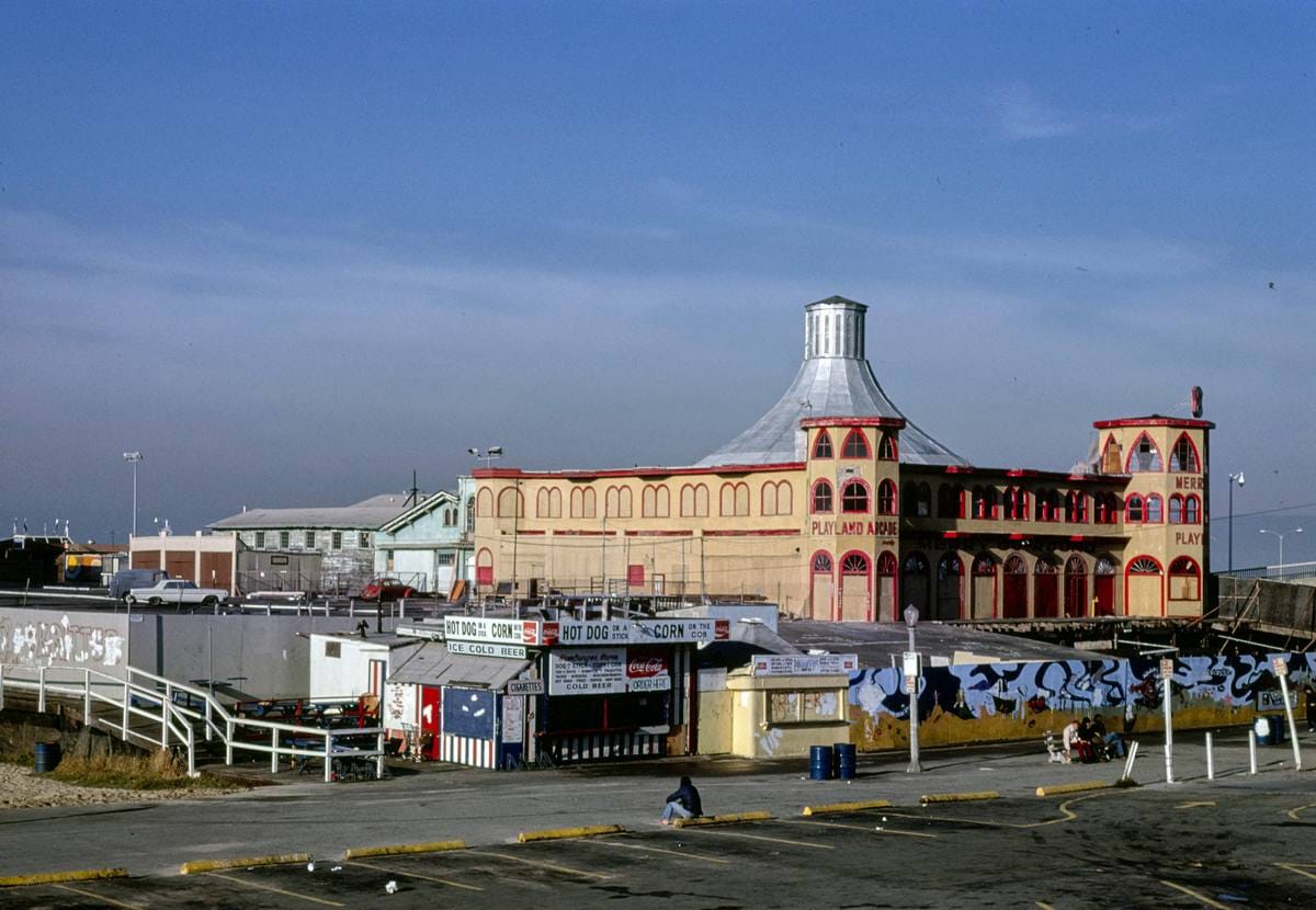 Historic Photo : 1979 Carousel, Santa Monica, California | Margolies | Roadside America Collection | Vintage Wall Art :