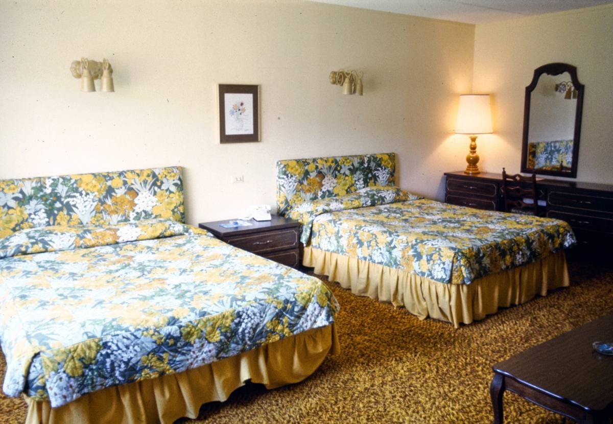 Historic Photo : 1977 Grossinger's Room 7276 $78 day, Liberty, New York | Margolies | Roadside America Collection | Vintage Wall Art :