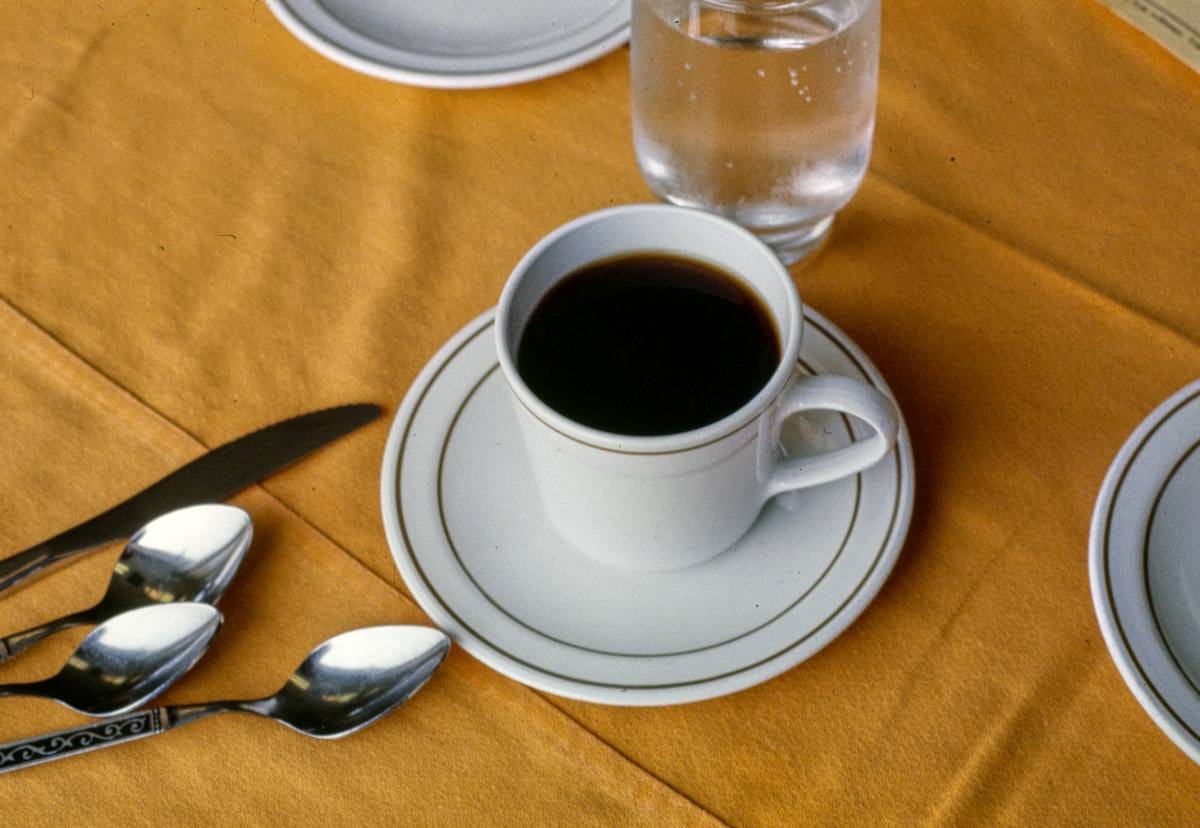 Historic Photo : 1977 Homowack breakfast coffee, Mamakating, New York | Margolies | Roadside America Collection | Vintage Wall Art :
