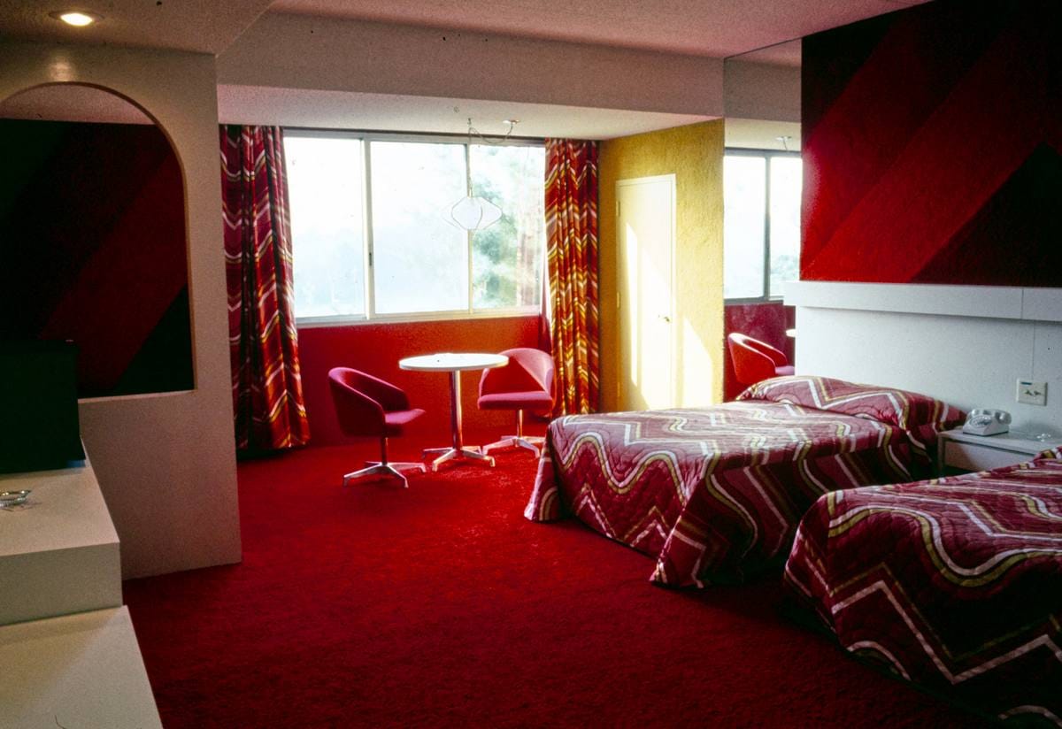 Historic Photo : 1977 Kutsher's Room 950, Thompson, New York | Margolies | Roadside America Collection | Vintage Wall Art :